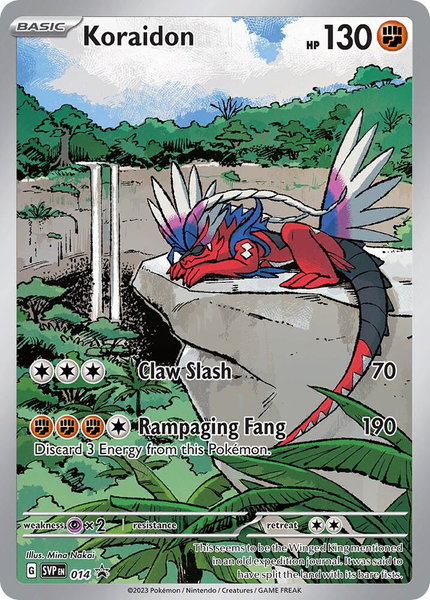 Koraidon - 014 trading card from SV: Scarlet & Violet Promo Cards Koraidon - 014 - SV: Scarlet & Violet Promo Cards Pokémon trading card