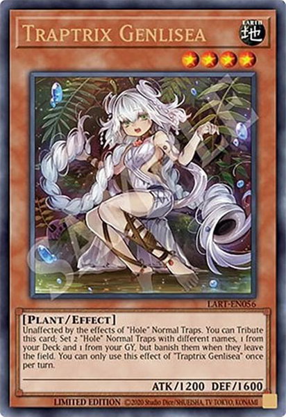Traptrix Genlisea trading card from The Lost Art Promotion Traptrix Genlisea - The Lost Art Promotion YuGiOh trading card