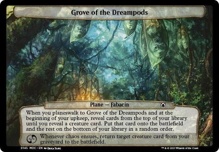 Grove of the Dreampods - Planechase: March of the Machine Magic: The Gathering trading card