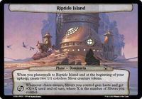 Riptide Island - Planechase: March of the Machine (MOC) #64 - Token Magic: The Gathering Trading Card