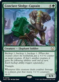 Conclave Sledge-Captain - Commander: March of the Machine (MOC) #36 - Rare Magic: The Gathering Trading Card
