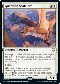 Guardian Scalelord - Commander: March of the Machine (MOC) #16 - Rare Magic: The Gathering Trading Card