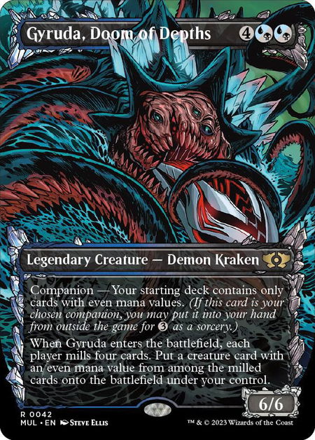 Gyruda, Doom of Depths - March of the Machine: Multiverse Legends Magic: The Gathering trading card