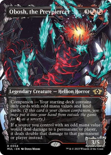 Obosh, the Preypiercer - March of the Machine: Multiverse Legends Magic: The Gathering trading card
