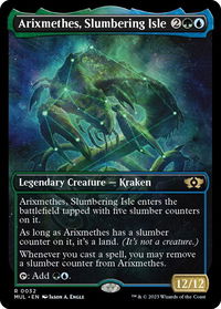 Arixmethes, Slumbering Isle - March of the Machine: Multiverse Legends (MUL) #32 - Rare Magic: The Gathering Trading Card