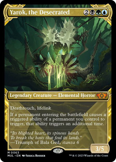 Yarok, the Desecrated - March of the Machine: Multiverse Legends Magic: The Gathering trading card