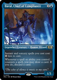 Baral, Chief of Compliance (Foil Etched) - March of the Machine: Multiverse Legends (MUL) #73 - Rare Magic: The Gathering Trading Card