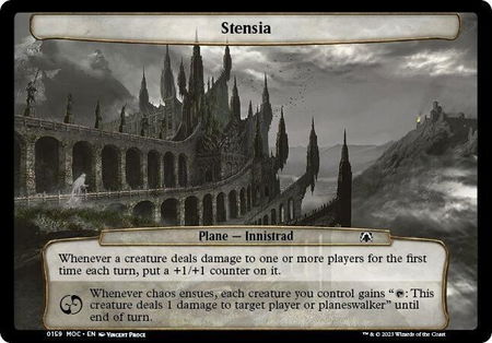 Stensia - Planechase: March of the Machine Magic: The Gathering trading card