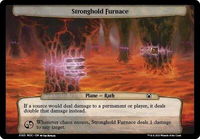 Stronghold Furnace - Planechase: March of the Machine (MOC) #160 - Token Magic: The Gathering Trading Card