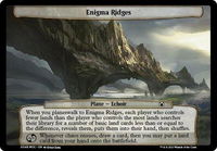 Enigma Ridges - Planechase: March of the Machine (MOC) #48 - Token Magic: The Gathering Trading Card