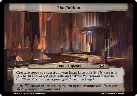 The Caldaia - Planechase: March of the Machine Magic: The Gathering trading card