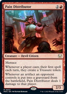 Pain Distributor - Commander: March of the Machine (MOC) #33 - Rare Magic: The Gathering Trading Card