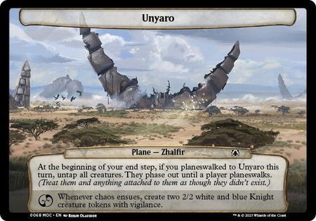 Unyaro - Planechase: March of the Machine Magic: The Gathering trading card