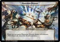 Planewide Disaster - Planechase: March of the Machine (MOC) #154 - Token Magic: The Gathering Trading Card
