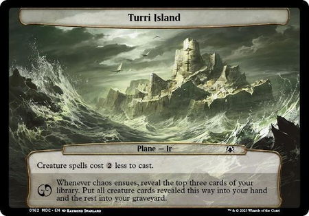 Turri Island - Planechase: March of the Machine Magic: The Gathering trading card