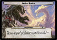 Reality Shaping - Planechase: March of the Machine (MOC) #155 - Token Magic: The Gathering Trading Card