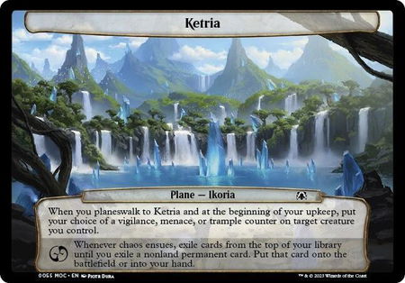 Ketria - Planechase: March of the Machine Magic: The Gathering trading card
