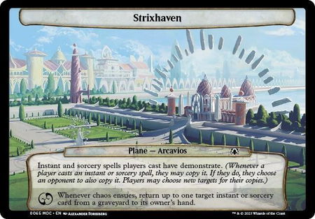 Strixhaven - Planechase: March of the Machine Magic: The Gathering trading card