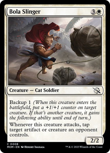 Bola Slinger trading card from March of the Machine Bola Slinger - March of the Machine Magic: The Gathering trading card