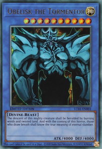 Obelisk the Tormentor (25th Anniversary Edition) - Legendary Collection: 25th Anniversary Edition (LC01) #LC01-EN001 - Ultra Rare YuGiOh Trading Card