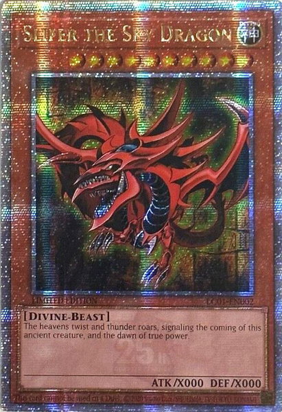 Slifer the Sky Dragon (Quarter Century Secret Rare) trading card from Legendary Collection: 25th Anniversary Edition Slifer the Sky Dragon (Quarter Century Secret Rare) - Legendary Collection: 25th Anniversary Edition YuGiOh trading card