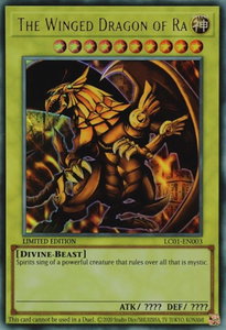 The Winged Dragon of Ra (25th Anniversary Edition) - Legendary Collection: 25th Anniversary Edition (LC01) #LC01-EN003 - Ultra Rare YuGiOh Trading Card