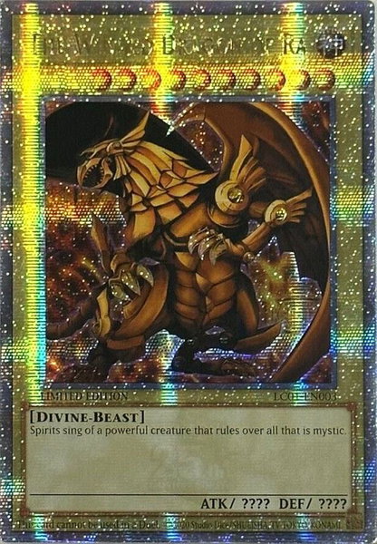 The Winged Dragon of Ra (Quarter Century Secret Rare) trading card from Legendary Collection: 25th Anniversary Edition The Winged Dragon of Ra (Quarter Century Secret Rare) - Legendary Collection: 25th Anniversary Edition YuGiOh trading card
