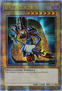 Dark Magician (Quarter Century Secret Rare) - Legendary Collection: 25th Anniversary Edition (LC01) #LC01-EN005 - Quarter Century Secret Rare YuGiOh Trading Card