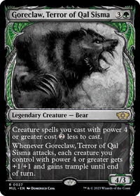 Goreclaw, Terror of Qal Sisma - March of the Machine: Multiverse Legends (MUL) #27 - Rare Magic: The Gathering Trading Card