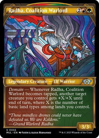 Radha, Coalition Warlord - March of the Machine: Multiverse Legends (MUL) #55 - Uncommon Magic: The Gathering Trading Card