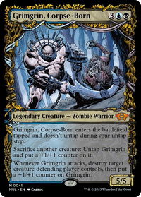 Grimgrin, Corpse-Born - March of the Machine: Multiverse Legends (MUL) #41 - Mythic Magic: The Gathering Trading Card