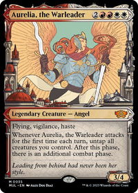 Aurelia, the Warleader - March of the Machine: Multiverse Legends (MUL) #35 - Mythic Magic: The Gathering Trading Card