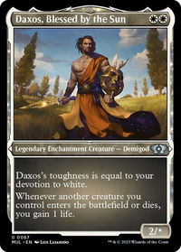 Daxos, Blessed by the Sun (Foil Etched) - March of the Machine: Multiverse Legends (MUL) #67 - Uncommon Magic: The Gathering Trading Card