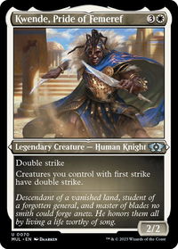 Kwende, Pride of Femeref (Foil Etched) - March of the Machine: Multiverse Legends (MUL) #70 - Uncommon Magic: The Gathering Trading Card