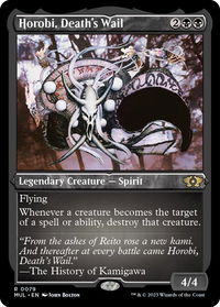 Horobi, Death's Wail (Foil Etched) - March of the Machine: Multiverse Legends (MUL) #79 - Rare Magic: The Gathering Trading Card