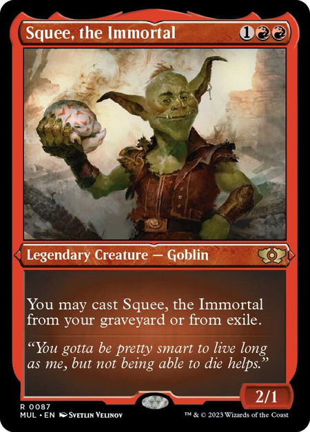 Squee, the Immortal (Foil Etched) - March of the Machine: Multiverse Legends Magic: The Gathering trading card