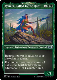 Renata, Called to the Hunt (Foil Etched) - March of the Machine: Multiverse Legends (MUL) #93 - Uncommon Magic: The Gathering Trading Card