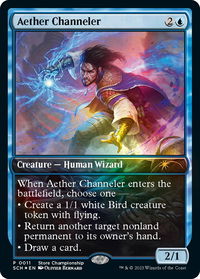 Aether Channeler - Game Day & Store Championship Promos (GAME) #11 - Promo Magic: The Gathering Trading Card