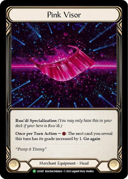 Pink Visor - LSS007 - Flesh and Blood: Promo Cards Flesh and Blood trading card