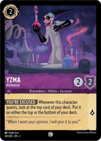 Yzma - Alchemist - The First Chapter (1) #60/204 - Common Disney Lorcana Trading Card
