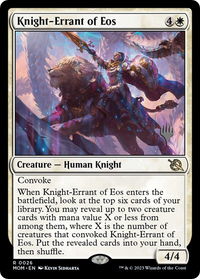 Knight-Errant of Eos - Promo Pack: March of the Machine (PPMOM) #26p - Rare Magic: The Gathering Trading Card