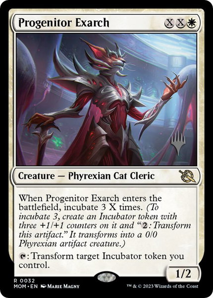 Progenitor Exarch - Promo Pack: March of the Machine Magic: The Gathering trading card