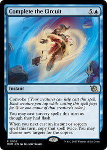 Complete the Circuit - Promo Pack: March of the Machine (PPMOM) #52p - Rare Magic: The Gathering Trading Card