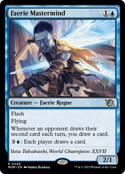 Faerie Mastermind - Promo Pack: March of the Machine Magic: The Gathering trading card