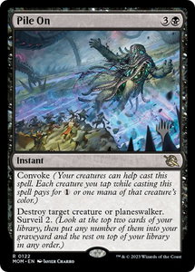 Pile On - Promo Pack: March of the Machine (PPMOM) #122p - Rare Magic: The Gathering Trading Card