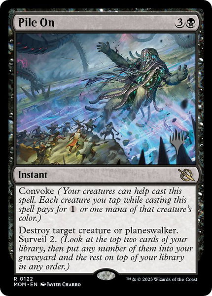 Pile On - Promo Pack: March of the Machine Magic: The Gathering trading card