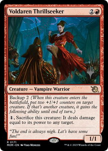 Voldaren Thrillseeker - Promo Pack: March of the Machine (PPMOM) #171p - Rare Magic: The Gathering Trading Card