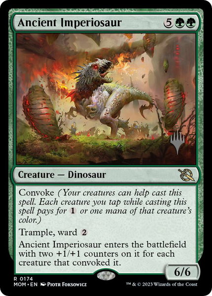 Ancient Imperiosaur - Promo Pack: March of the Machine Magic: The Gathering trading card
