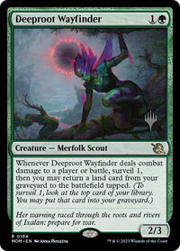 Deeproot Wayfinder - Promo Pack: March of the Machine (PPMOM) #184p - Rare Magic: The Gathering Trading Card