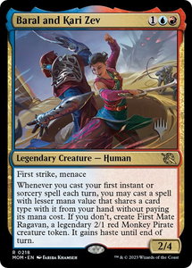 Baral and Kari Zev - Promo Pack: March of the Machine (PPMOM) #218p - Rare Magic: The Gathering Trading Card